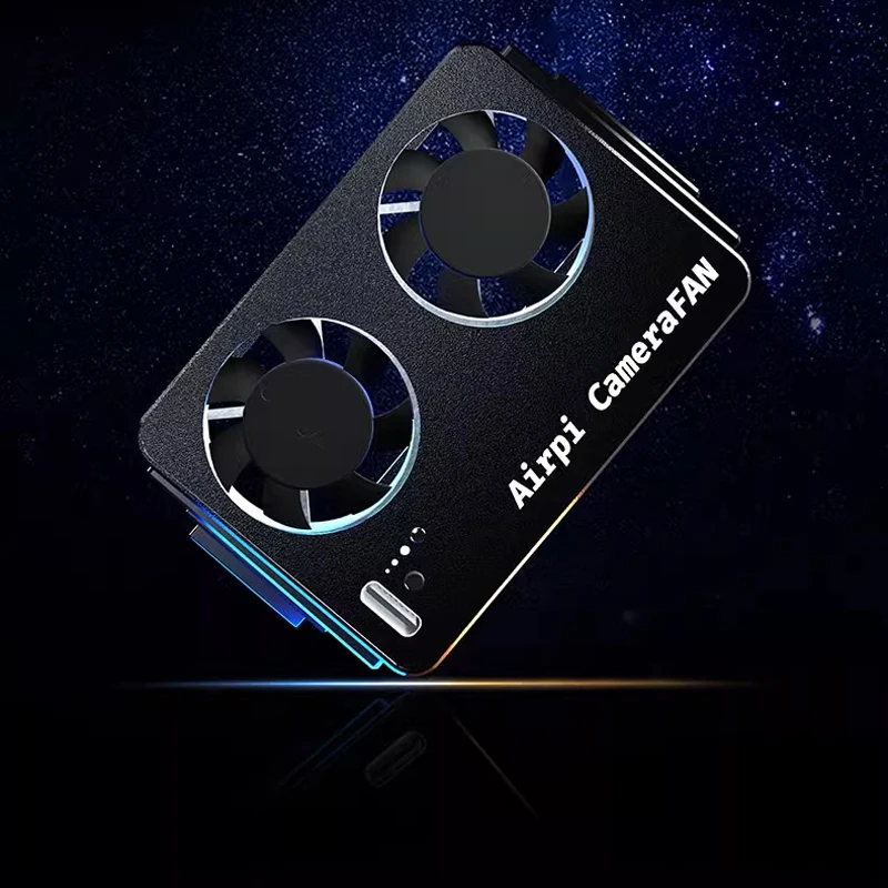 Ultra-silence Live Broadcast Camera Cooling Fan Radiator 4K Recording Kit Heat Sink for a6700 ZVE1 A7M4 A7S3 R5 R6 XT4 A7C