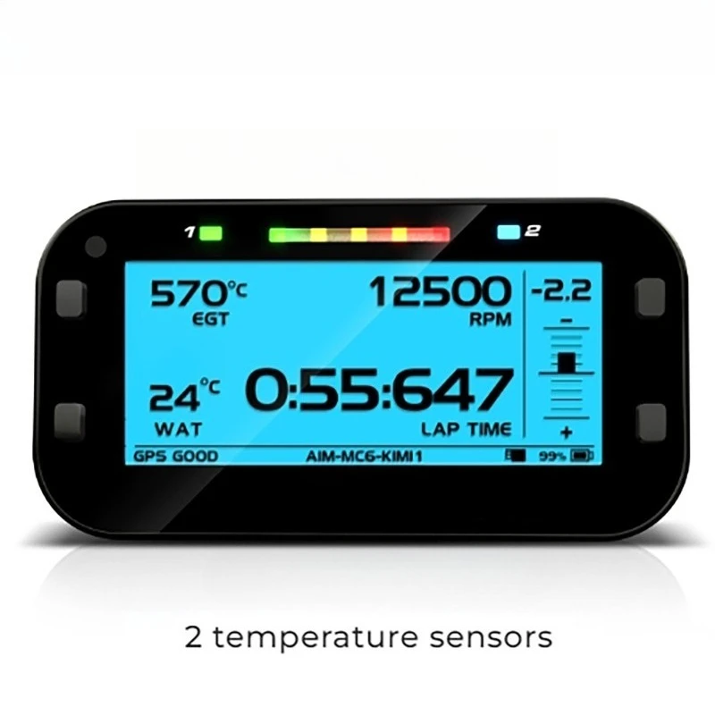 New Lap Timer Tachometer Water Temperature and Speed Meter 1T 2T Racing Kart Motorcycle