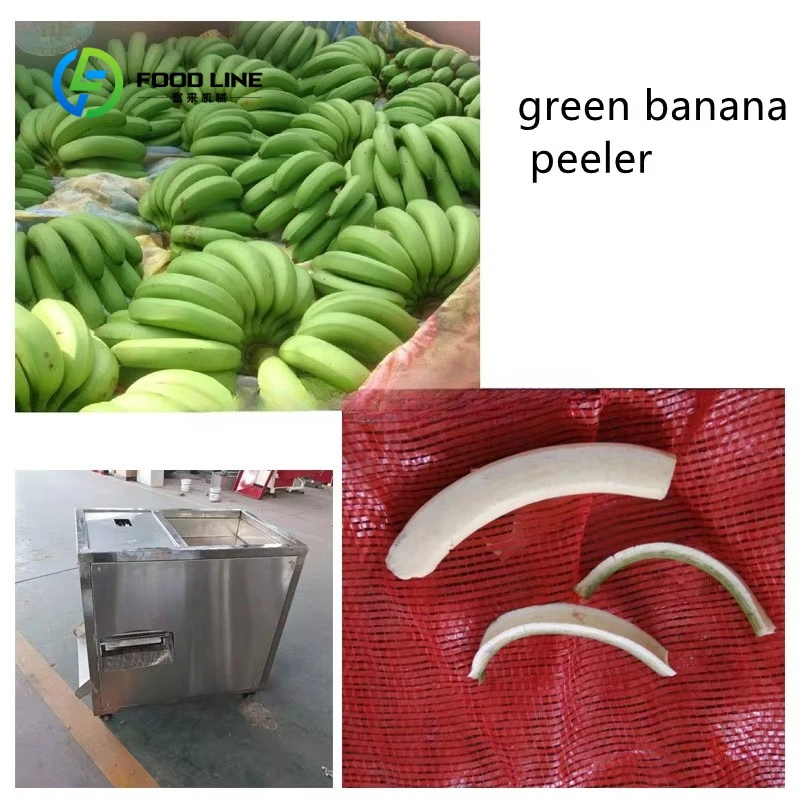 Customized Industrial 300-400 Per Hour Green Banana Peeling Machine Plantain Peeler Sheller Banana Skin Removing Machine