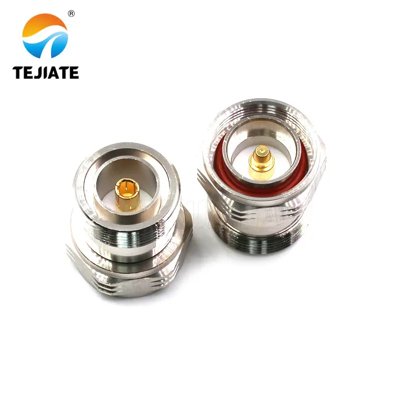 1PCS N to DIN L29 adapter L29/DIN-KK/JJ/JK male female center clamp RF coaxial straight connector adapter soldering