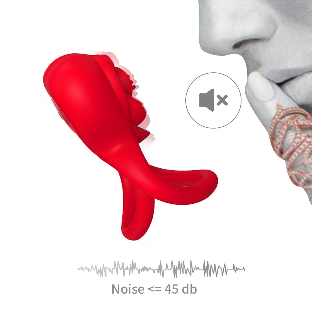 تهتز خاتم الديك مع محفز البظر الوردي ، متعة القضيب الدائري هزاز الأزواج الجنس لعب الكبار للرجال والنساء #6