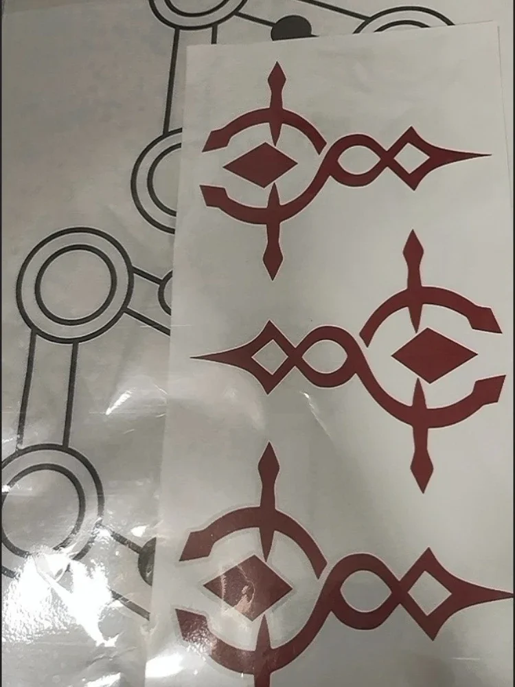 Hot Honkai:Star Rail Anaxa Mydie Coser Cosplay Requisiten Zurück Tattoo Aufkleber Temporäre Tattoo Aufkleber Mädchen Junge Wasserdichte Gefälschte Tatto