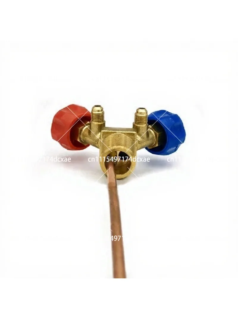 Refrigerant Recovery Cylinder Valve High Low Pressure Explosion-Proof Hand Valve for HVAC Filling