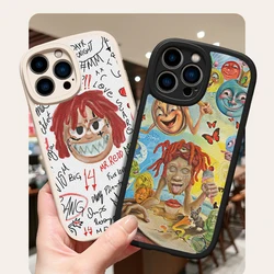 For Iphone 14 T-Trippie-Rapper-Redds Phone Case for Iphone 13 12 11 14 Pro MAX MiNi 7 8 14 Plus XS XR 13 Pro Lambskin Covers