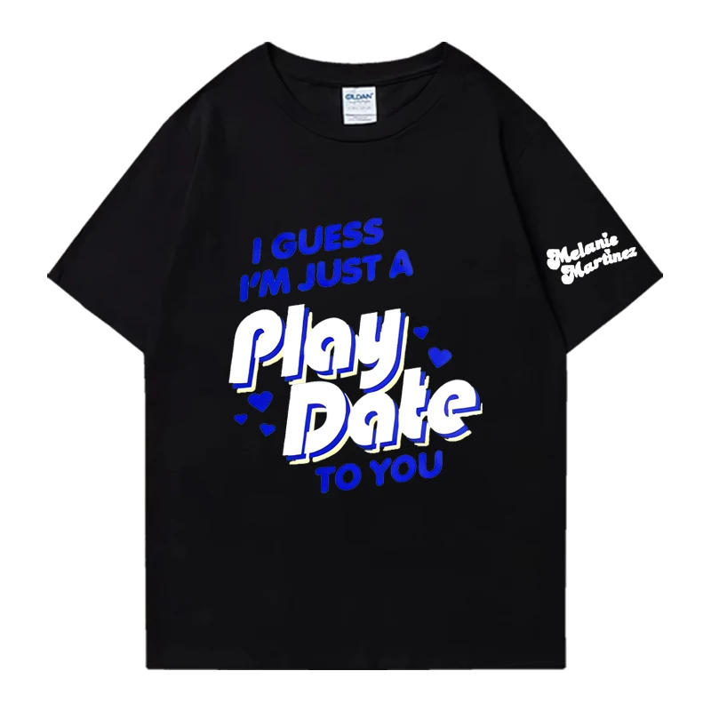

Melanie Martinez Play Date Pastel T-Shirts Men Women Y2k Cute Oversized music clothing Unisex 100% Cotton short sleeve T shirt