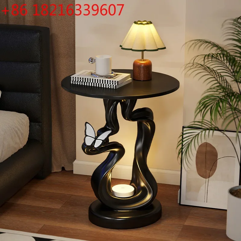 Abstract butterfly sculpture floor-to-ceiling night light ornament hotel living room study home soft decoration