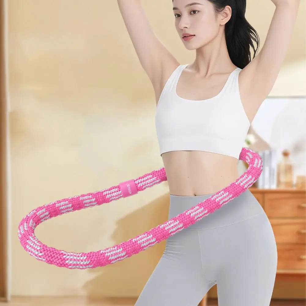 New Upgrade Foldable Spring Tube Yoga Circle Bounce Fitness Waist Trainer Spring Fitness Hoop Silent Non-woven Yoga Hoop Unisex