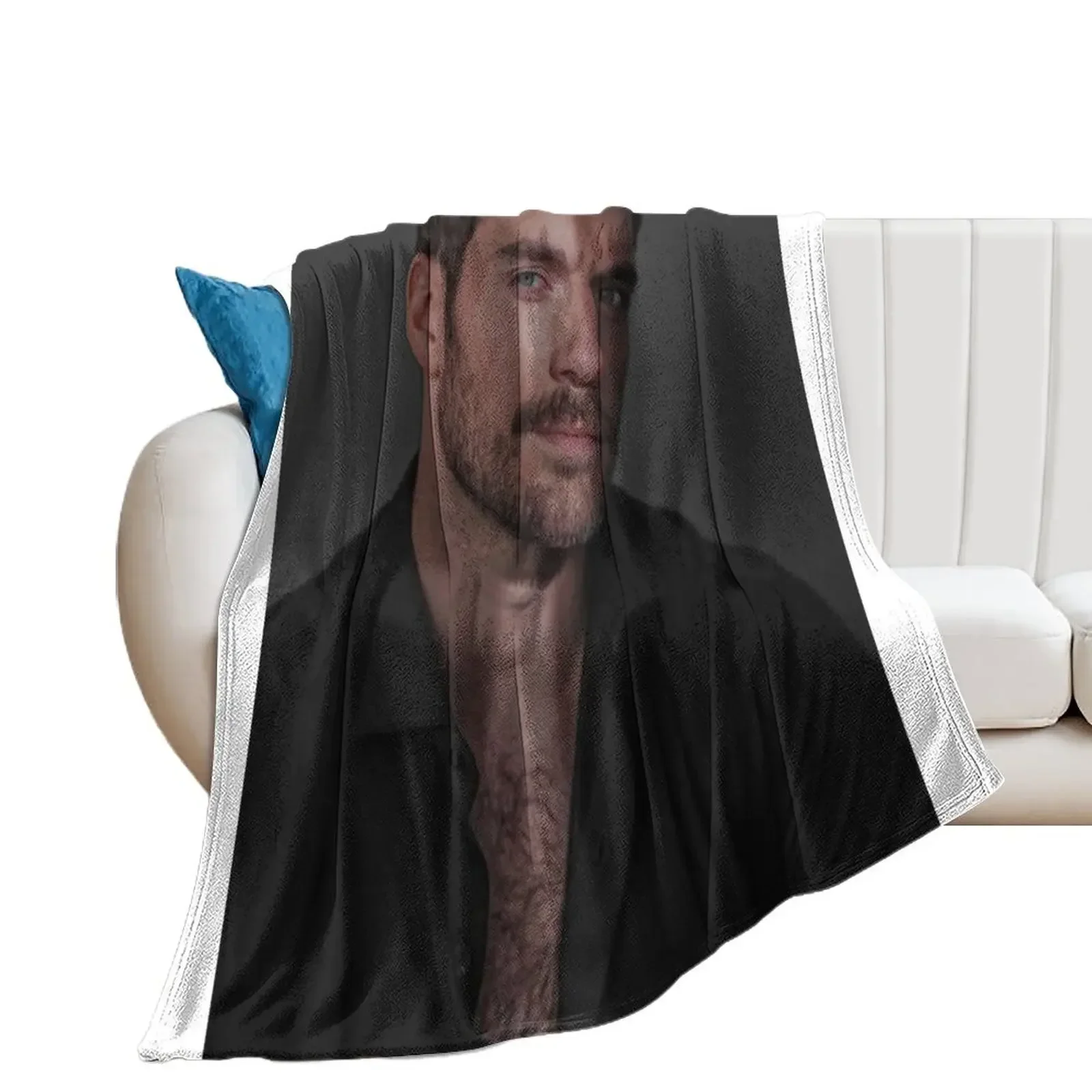 

Henry Cavill Throw Blanket Nap Soft Plaid Designers Blankets