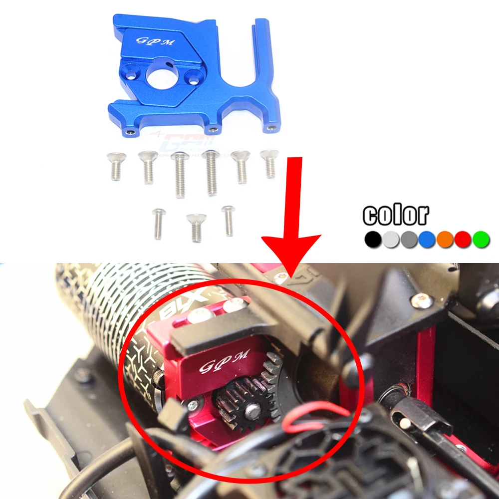 GPM ARRMA 1/7 INFRACTION nieograniczone przestępstwo MOJAVE 1/8 KRATON OUTCAS TYPHON TALION TYPHON EXB 6S metalowy do silnika mocowanie ARA320468