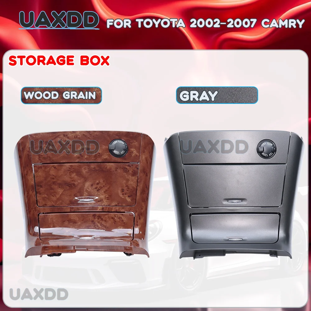 For Toyota CAMRY 2002-2007 Central Storage Box Fine Dash Android Frame Simple Fit Interior Replacement Full Car Accessories Kit