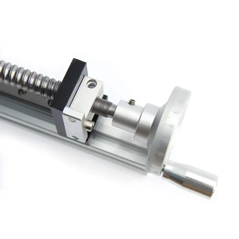 Brand: Manual Actuator Sliding Table Stage Cross Slide Linear Slide Rails Ball Screw Guide W/Handwheel, Stroke 200/900mm