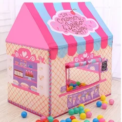 Giocattoli per bambini tende tenda da gioco per bambini Boy Girl Princess Castle Indoor Outdoor Kids House Play Ball Pit Pool Playhouse teepee