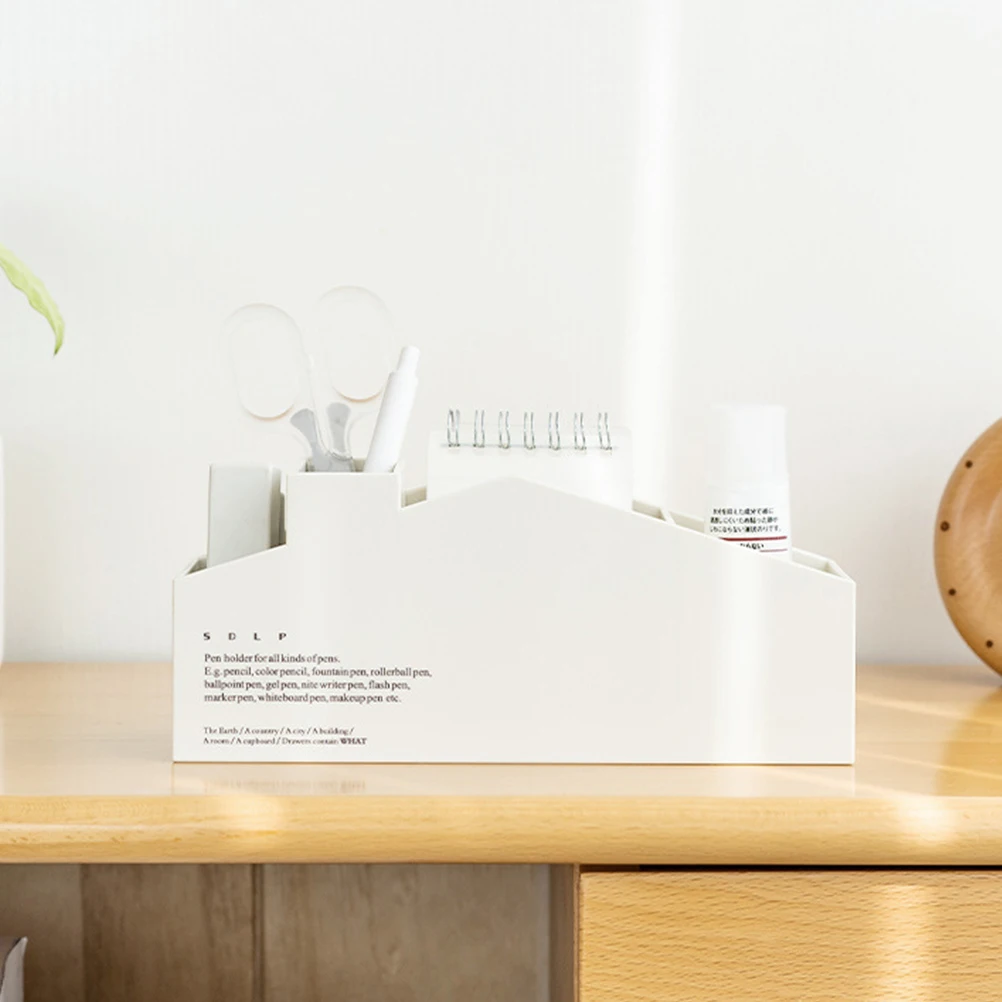 

Cosmetics Jewelry Box White Safe Desk ganizer Jewelry Storage Case Lightweight Compact Vanity Drawer Container