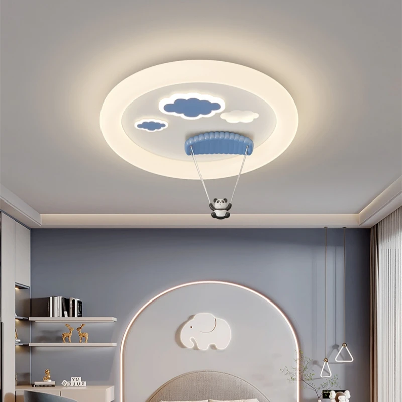 Cartoon Pilot Ceiling Lamps For Children's Room Study Bedroom LED Pendent Kids Room Boy Baby Nursery Home Decoration Chandeliers