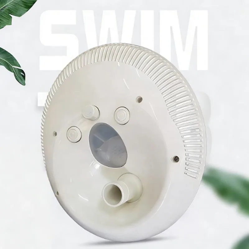 Swimming Pool Nozzle Pool Spa Water Outlet Jet Nozzle Fitting Replacement with LED Light Thread Swimming Pool Accessory