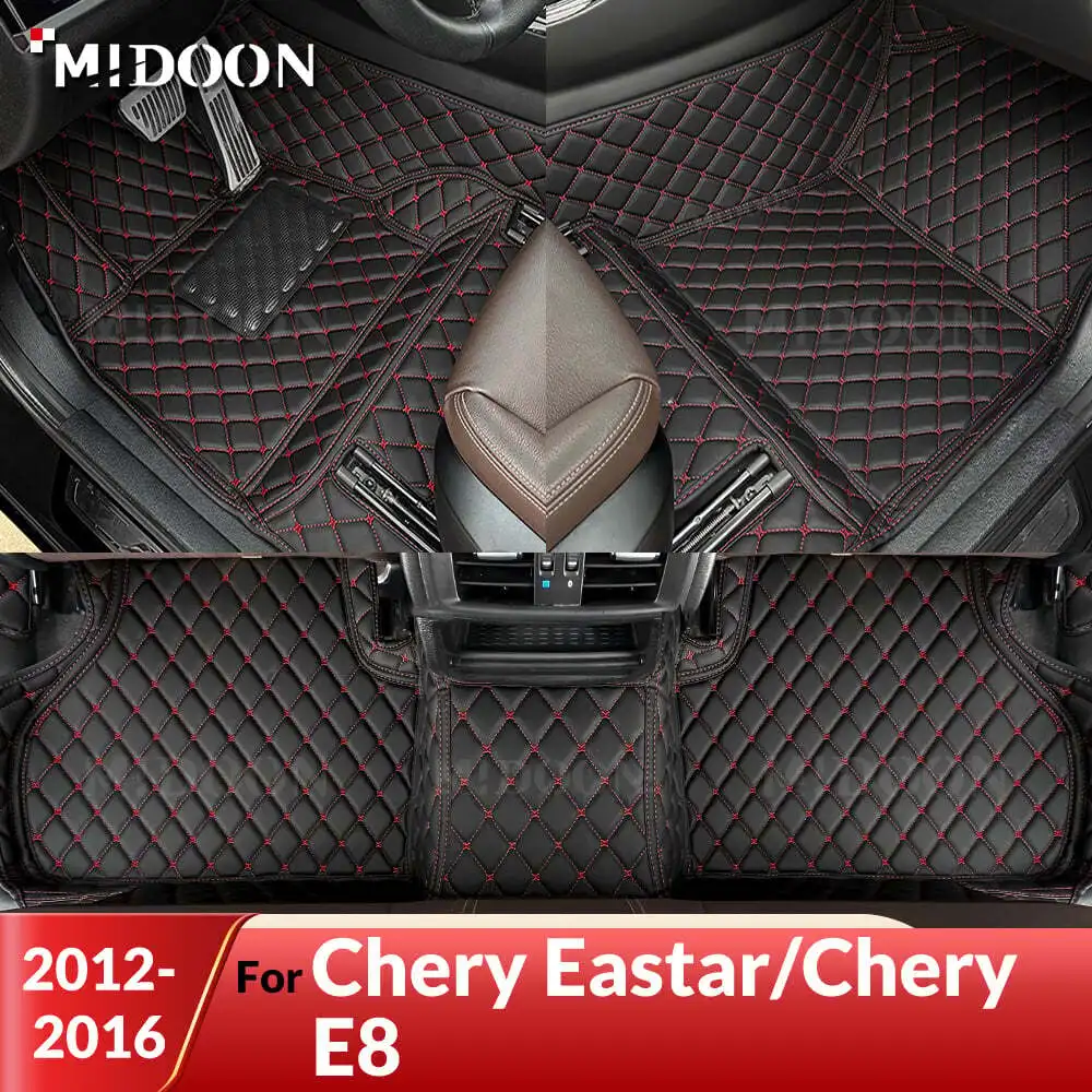 

MIDOON для Chery Eastar/Chery E8 2012-2016 пользовательские автомобильные коврики автомобильный ковер чехол аксессуары для интерьера защитные