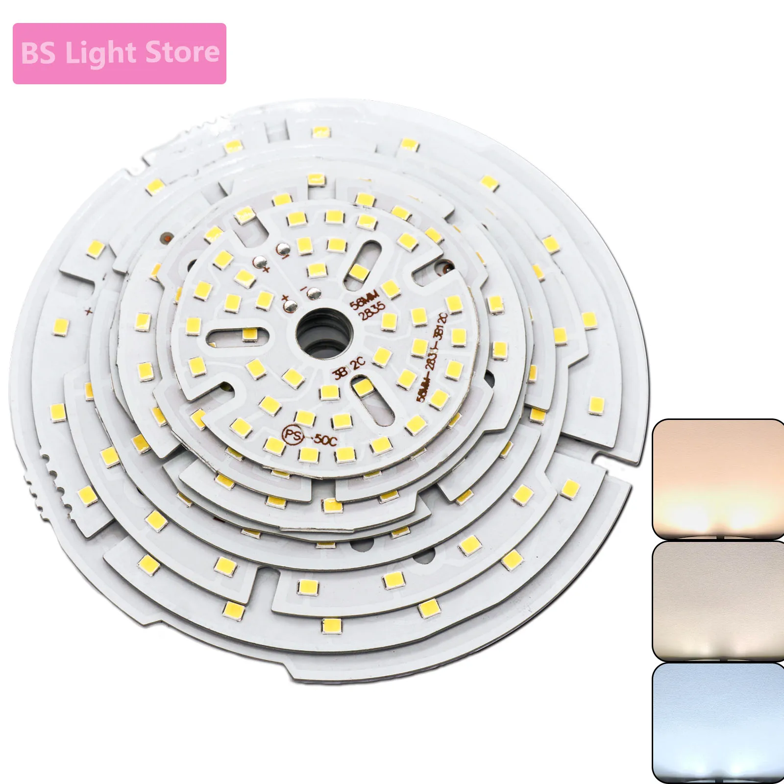 LED 2835 Lamp Bead Neutral Warm White 12W DC35-37V 48mm 56mm 65mm 74mm 77mm 85mm 96mm 108mm 117mm Spotlight Light Light Source