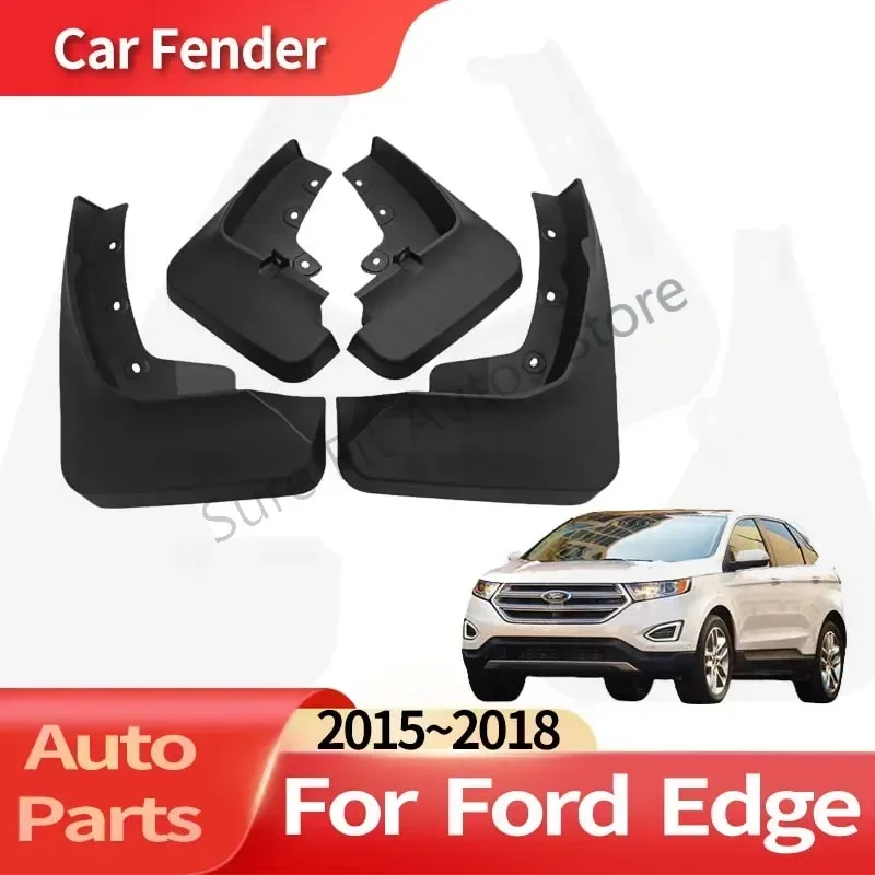 

Auto Accessories For Ford Edge 2015~2018 Lining Car Fender Front Rear Wheel Fender Splash Guard Accessories Mudguard Skin Tools