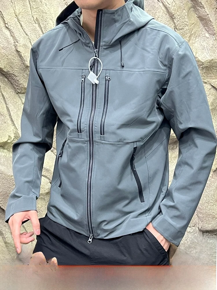 

Outdoor Fce Soft ell Jaet 3D индивидуальный высококачественный скотчатый осенний теплый ветрозащитный водонепроницаемый молодежный полиэстер Long Sve Zi...