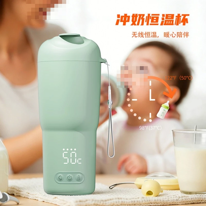wireless portable constant temperature kettle 316 stainless steel baby milk warmer outdoor travel
