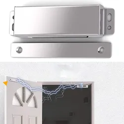 Magnetic Door Closer Stainless Steel Cupboard Cabinet Magnet Door Stop Catches Latches Metal Furniture Hardware