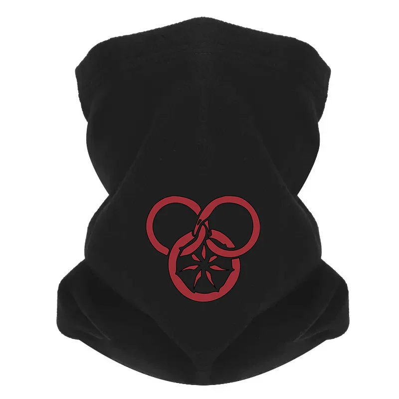 Circle snakes intertwined around wheel Men Windproof Scarf Mask Neck Gaiter Hat Women cap Headgear Outdoor Keep Warm Winter Mult