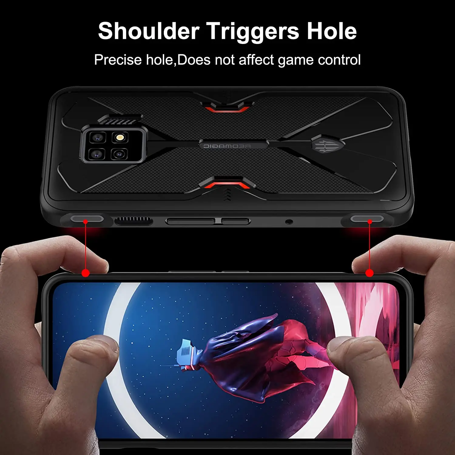 Fit Red Magic 7 Pro Cases Flexible TPU Cover Anti-Scratches Shockproof Case for Nubia Red Magic 7 Pro Cover Red Magic 7S Pro