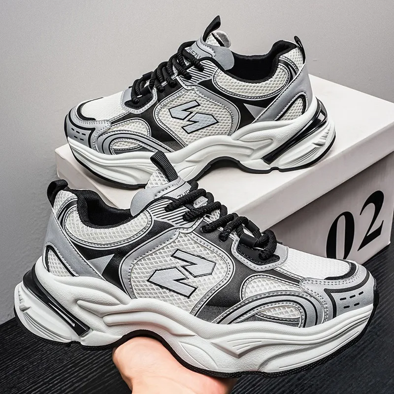 Men's Shoes 2026 New Mesh Breathable Casual Shoes Luxury Tennis Training Shoes Comfortable Sports Running Shoe Zapatillas Hombre