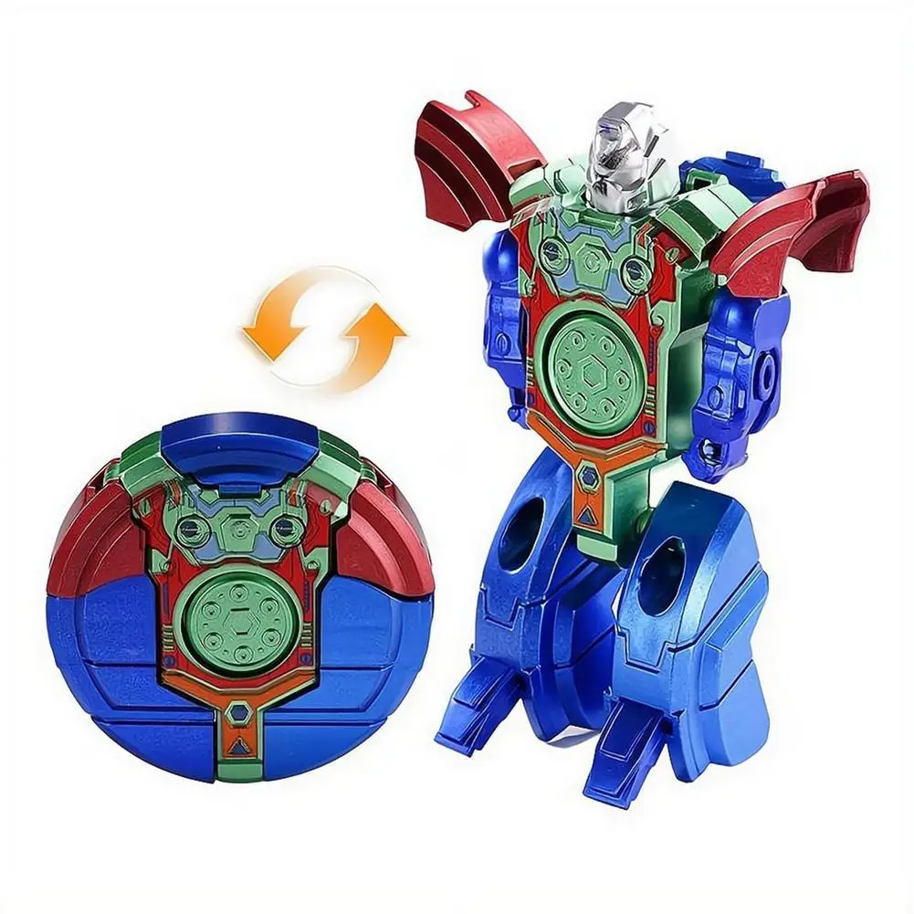 Gyro Deformation Robot Decompression Fingertip Gyroscope Transforming And Decompression Toys Children's Gifts