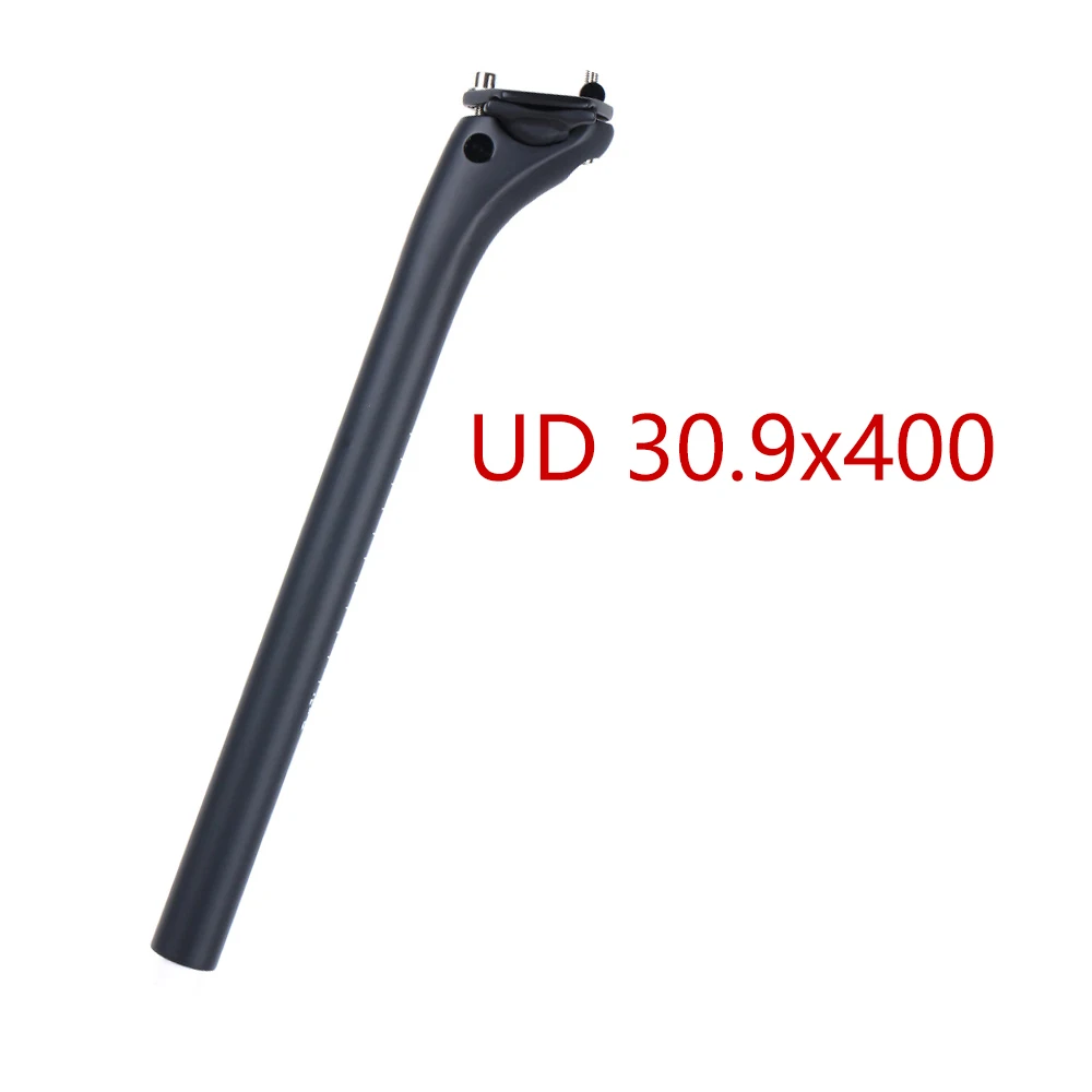 Neue Carbon Sattelstütze Mountainbike Sattelstütze Rennrad Sattelstütze Offset 20 Fahrrad Teile 25,4/27,2/30,9/31,6*350/400/450mm