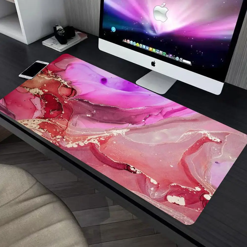 

Pad Mat Marble Gaming Mats Computer Desk Mat Mousepad Gamer Offices Accessories Office Rug Anime Gadgets Mause Cute HYBXXC