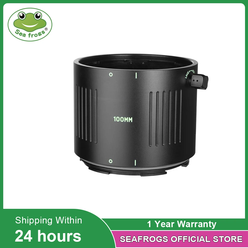 Seafrogs SF125-100 Extend Tube 100mm Length For aluminum alloy Housing A7M4 X-T5 Z8 R6II R5