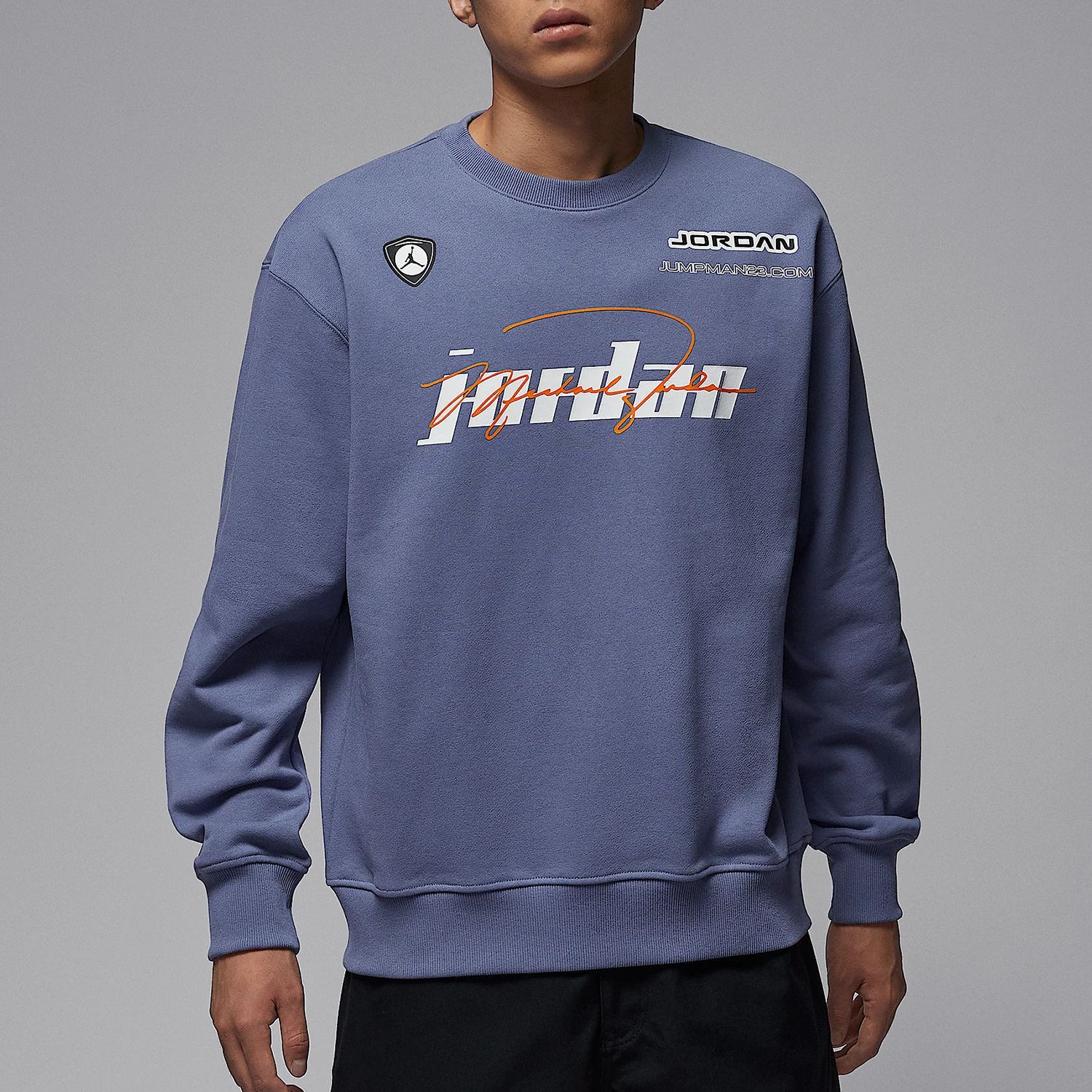 

Nike genuine JORDAN men's thin velvet round neck knitted pullover hoodie IM9710-499