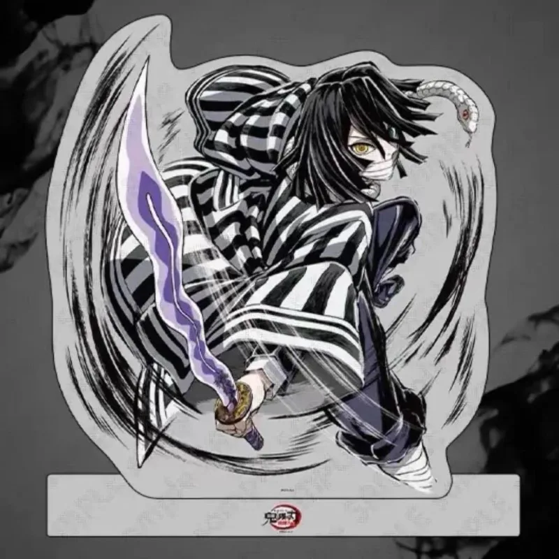 New Iguro Obanai Acrylic Stand Figure Badge Demon Slayer: Kimetsu No Yaiba Anime Peripheral Creativity Desktop Ornament A Set