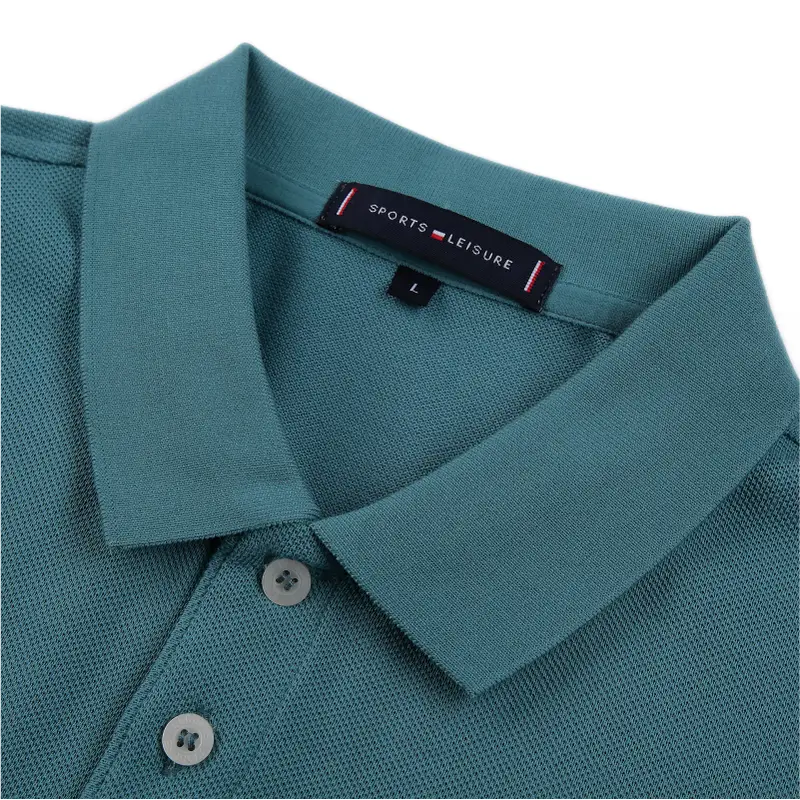 100% Cotton Lapel Polo Custom Logo Business Men And Women Short Sleeve Polo Embroidery Company Brand Quality Tops Print Design - Image 5