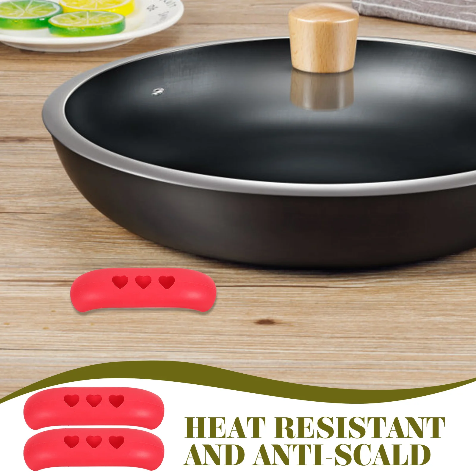 

10 Pcs Pan Handle Covers Sleeves Heat Resistant Pot Holders Skillet Protectors Kitchen