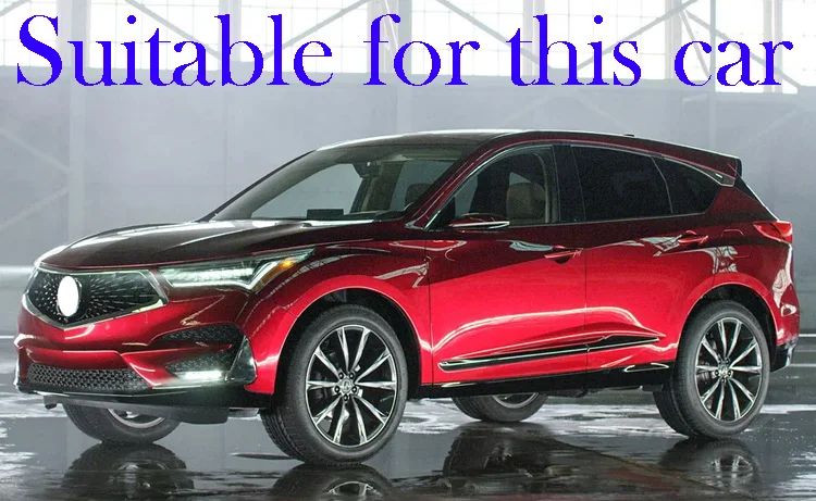 Plastic Exterior Visor Vent Shades Window Sun Rain Guard Deflector 4pcs 2014 2015 2016 2017 For Acura RDX TB3/4 2013-2018