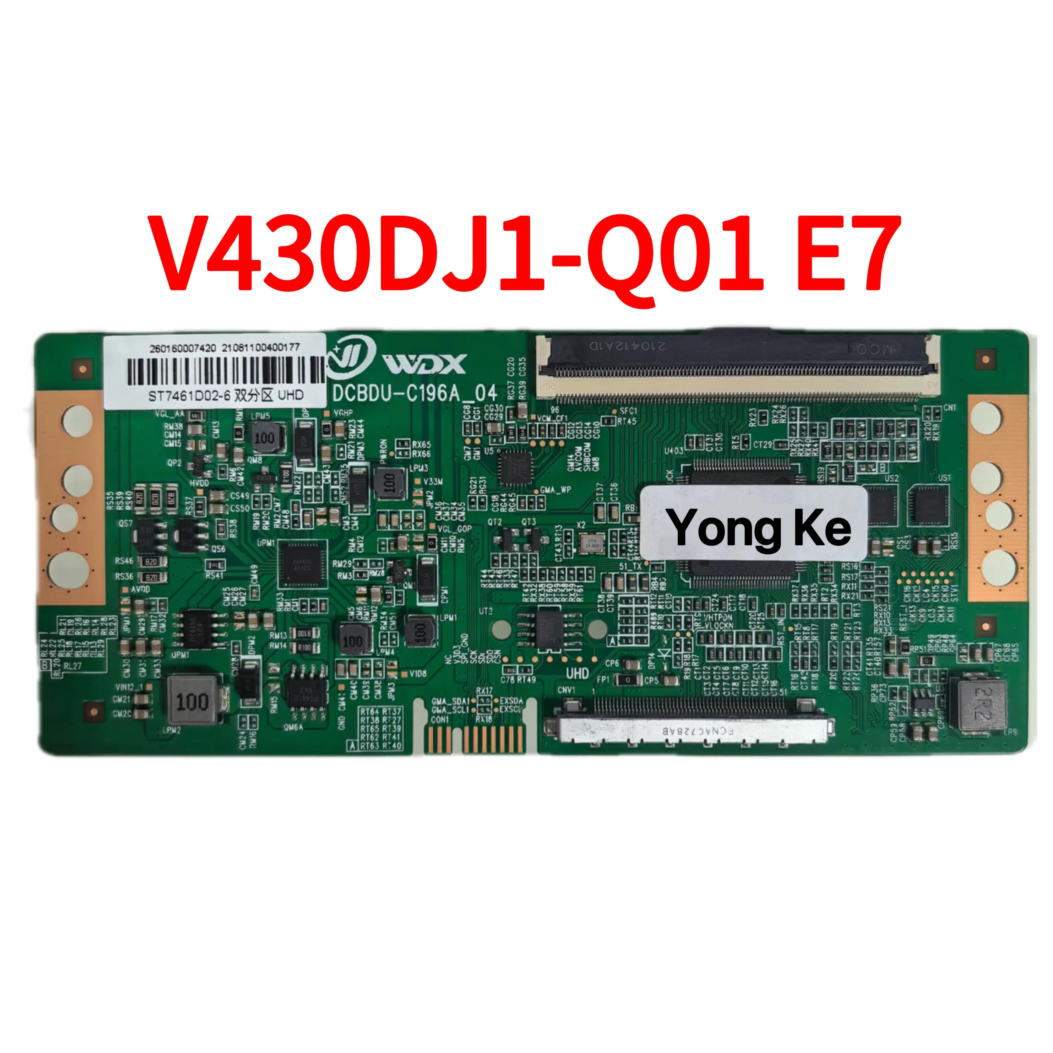 

Новая материнская плата DCBDU-C196A_03 V430DJ1-Q01 E7 4K 2K