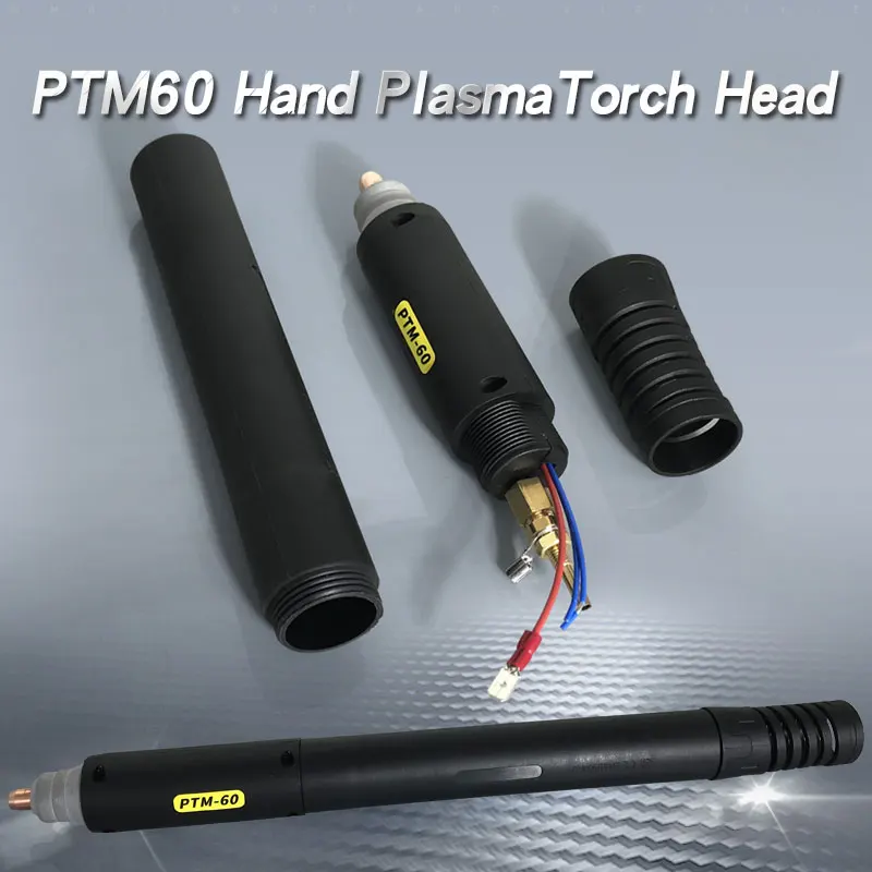 PTM-60 Plasma Cutting Gun Iptm60 Air Cooled Gas Torch for Machine  PTM60  Non-HF Plasma Cutting Torch Straight Head CNC 60A