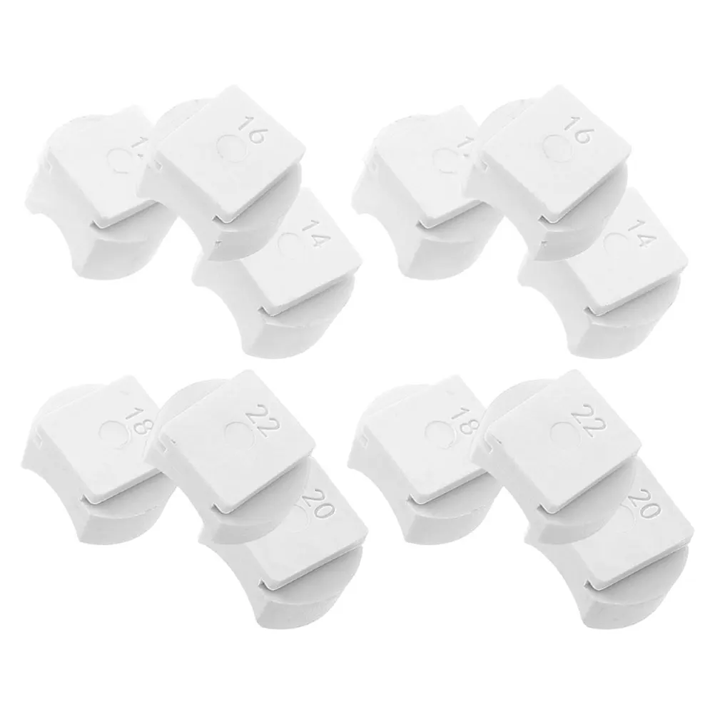 

12 Pcs Rounding and Machine Accessories Jewelry Bending Parts Ring Diy Bender Dies for Plastic Metal Maker Tool