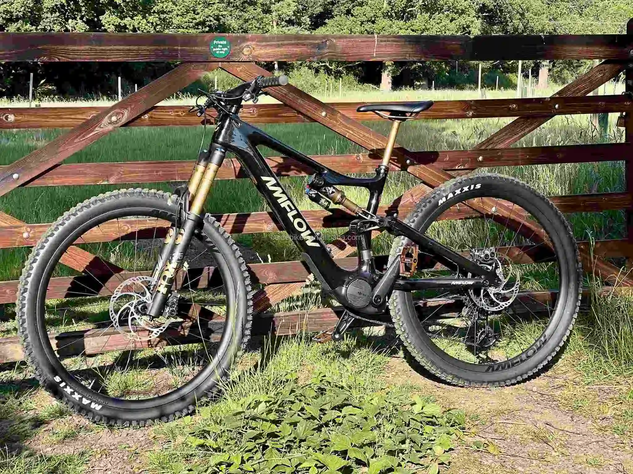 Amflow PL Carbon E-Mountain Bike D J I Avinox Drive System Integrated Battery 800Wh 12-Speed Full Suspension Ebike