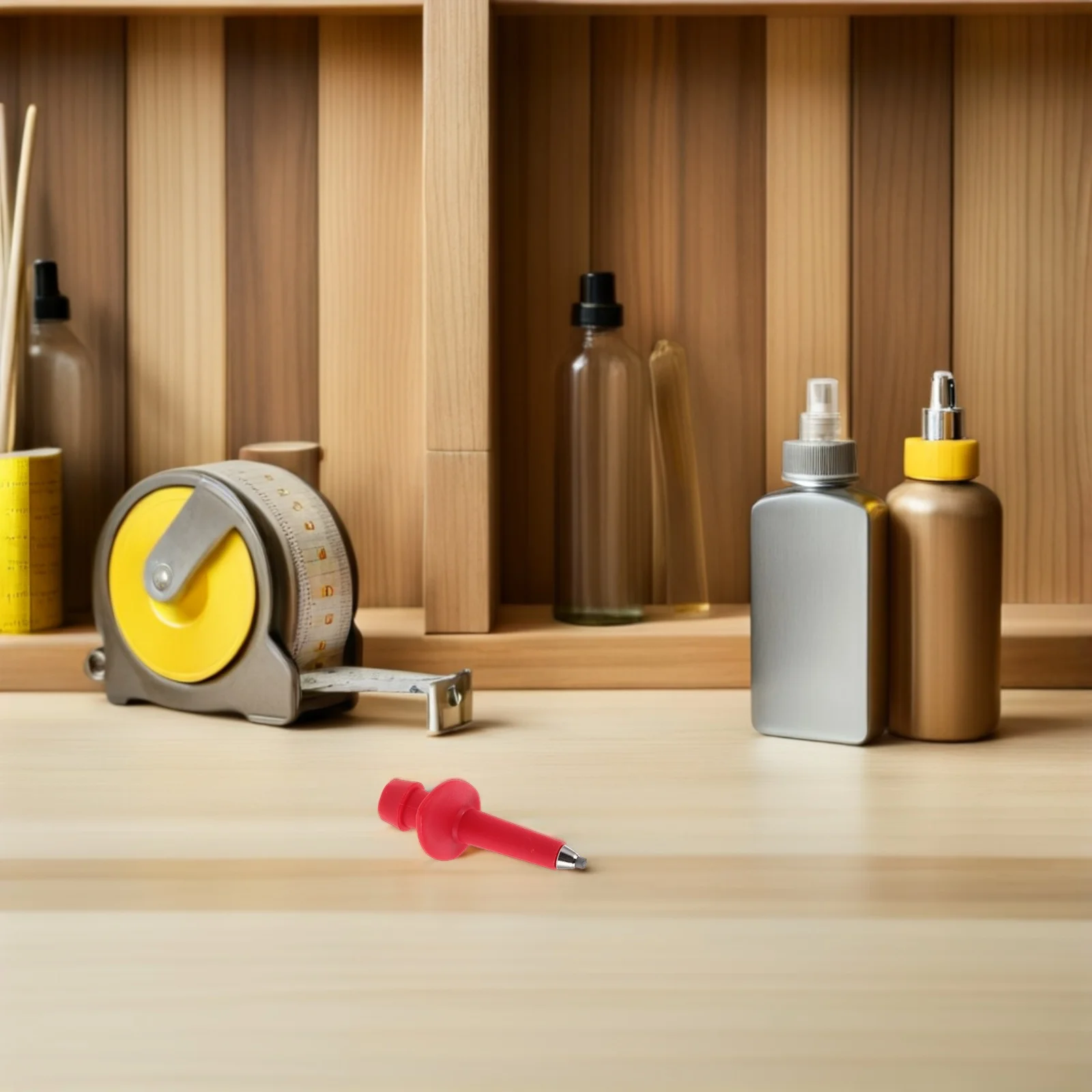 

4Pcs Hiking Pole Tips Replacement Universal Fit Trekking Ski Poles Nylon Tungsten Steel Anti-Vibration Red Tips for Long