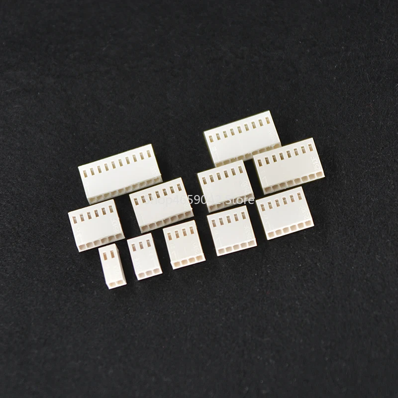 10 Set KF2510 Connector Kits 2.54mm Pitch 2/3/4/5/6P Straigh Pin Header+Housing+Crimp