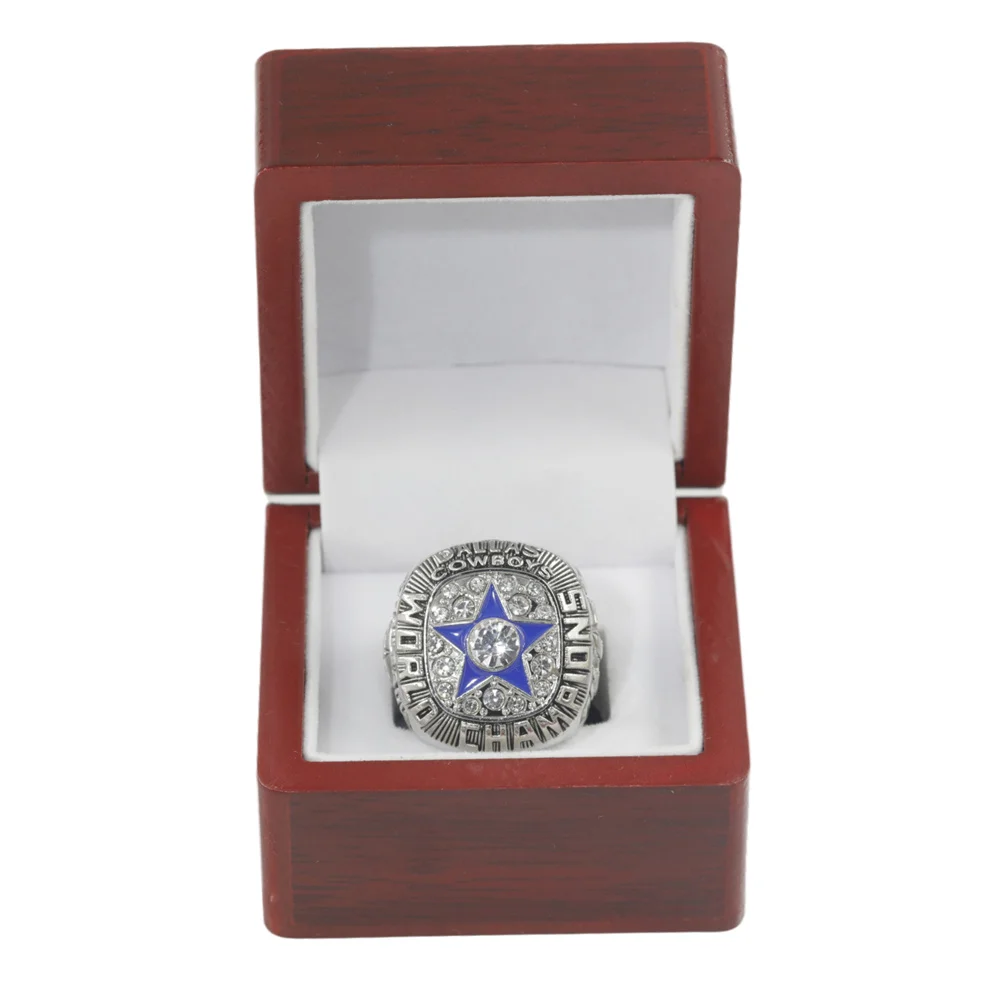 Championship Ring Silver Rugby Championship Rings Gift Fans' Favorite Ring Accessory for Winner Collectible Gift