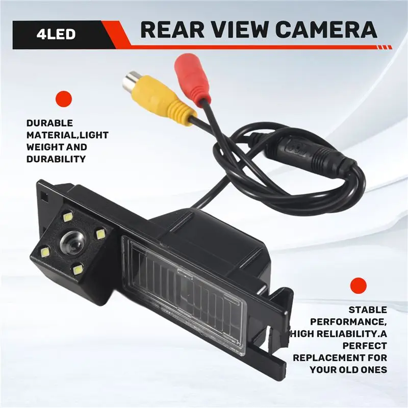 Highly Recommended Car HD 4LED Rear View Backup Camera Reverse Camera For Opel Astra H J Corsa Meriva Zafira Insignia FIAT Buick