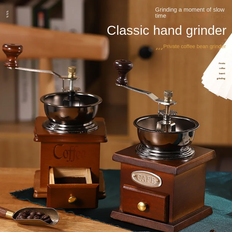 Hand Shake Retro Style Coffee Grinder Mini Coffee Grinder Ornaments