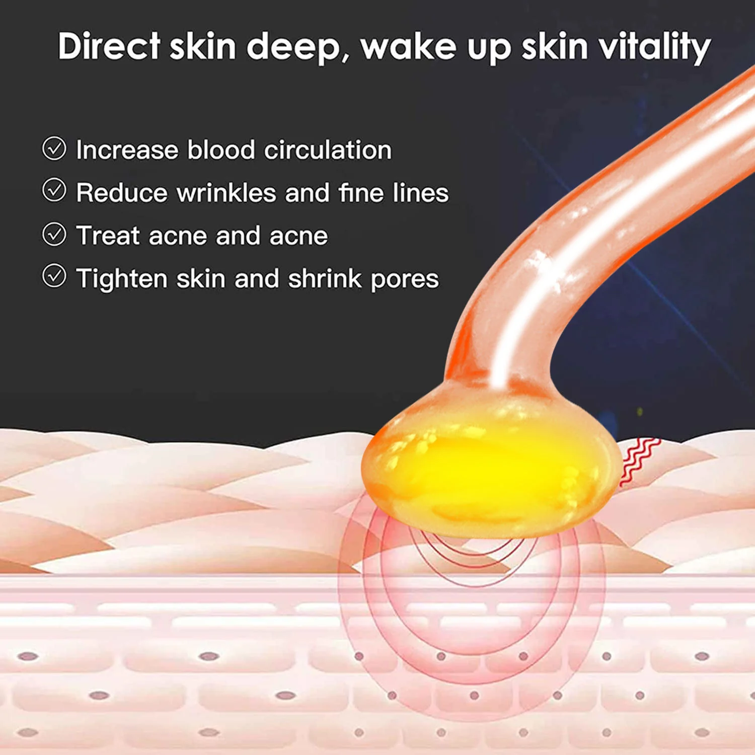 여드름 치료를 위한 휴대용 레이저 오존 치료 기계 피부 강화 얼굴 리프팅 기계 전기 치료 장비
