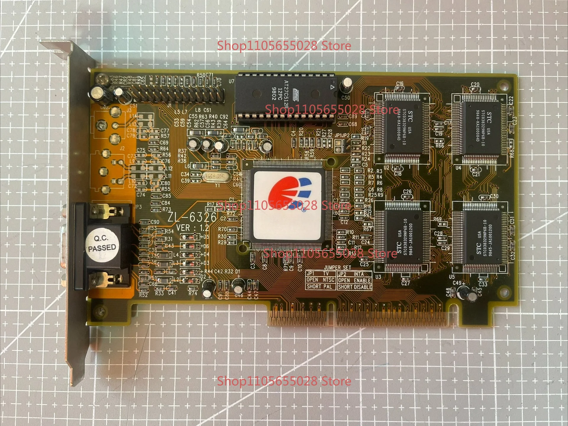 For Zeling ZL-6326 Antique AGP Graphics Card 4M Video Memory