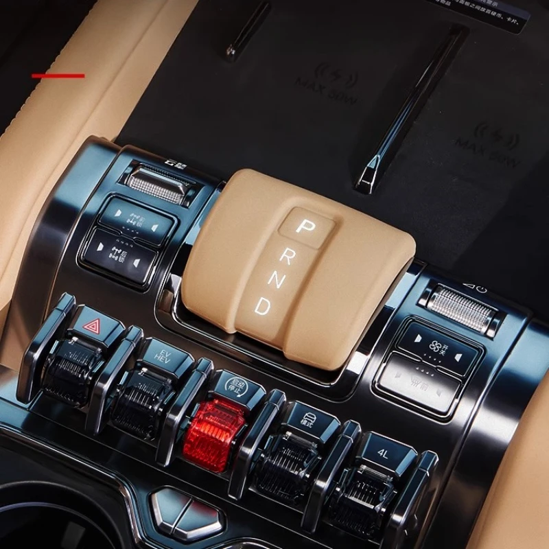 Für BYD Leopard 8 2025 Silikon-Schaltknauf-Schutzabdeckung Innenraum-Styling Modifiziertes Zubehör – Detail 4