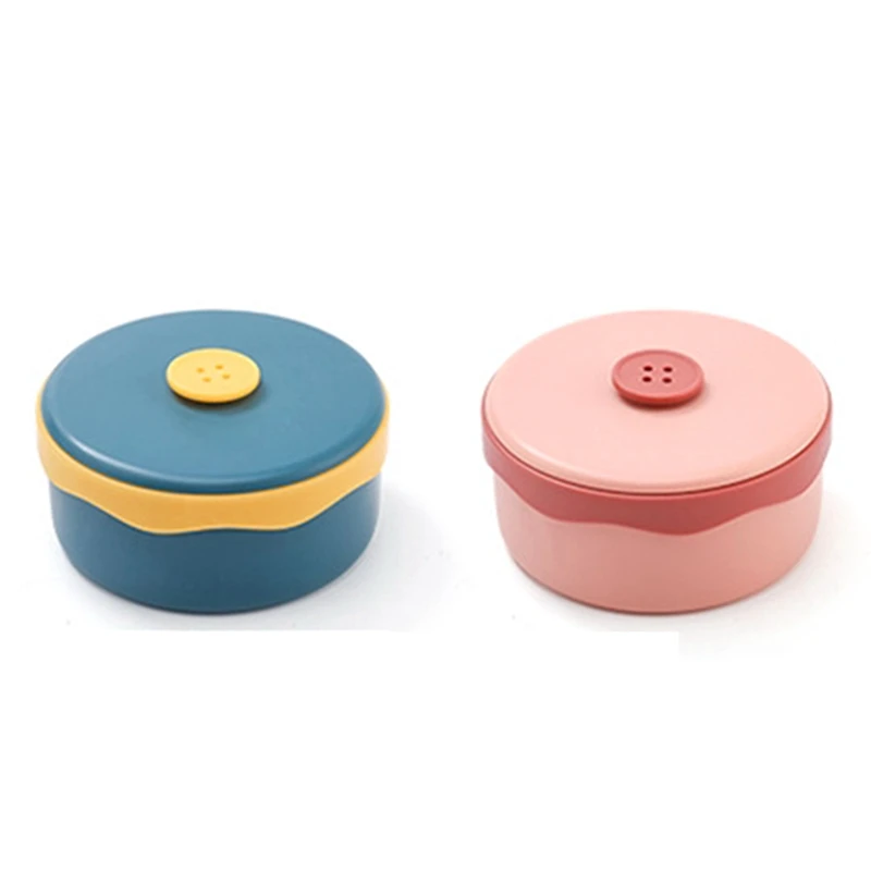 Promotion! Portable Sewing Box Set Household Multifunctional Sewing Bag Household Round Sewing Needle Button Storage Box